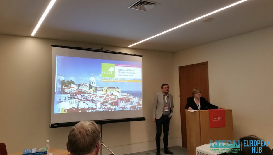 Dr. Pacteau (right) addresses a room of experts at the 4th European Climate Change Adaptation conference (ECCA) in Lisbon, 2019 (Source: Source: UCCRN European Hub Multimedia, http://www.uccrn-europe.org/lisbon-may-28-2019). Dr. Pacteau (right) addresses a room of experts at the 4th European Climate Change Adaptation conference (ECCA) in Lisbon, 2019 (Source: Source: UCCRN European Hub Multimedia, http://www.uccrn-europe.org/lisbon-may-28-2019).
