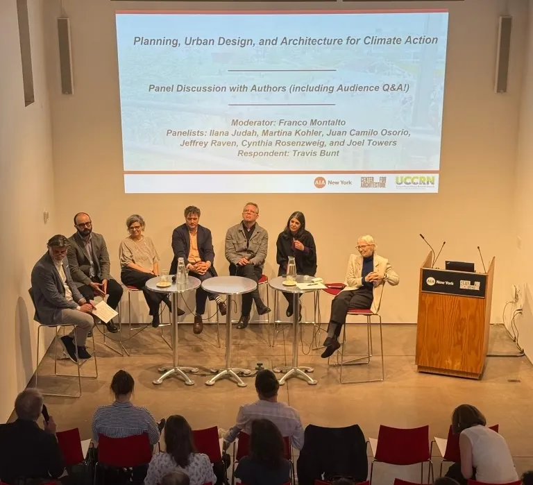 PAD Element Authors and Moderator discussing during the panel portion of the event.