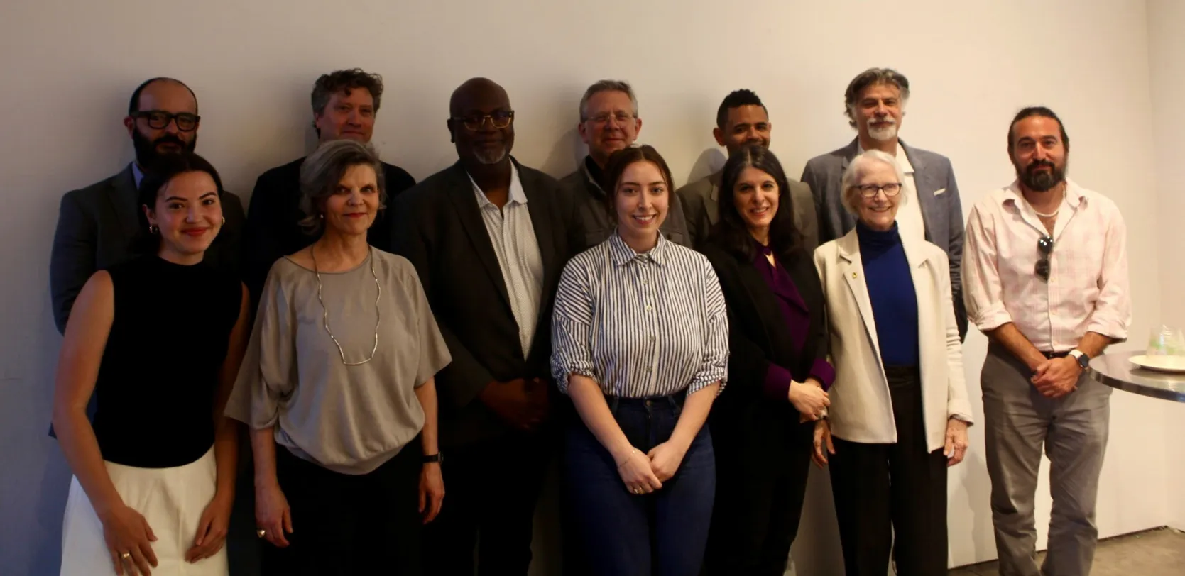 Group photo of event speakers and organizers