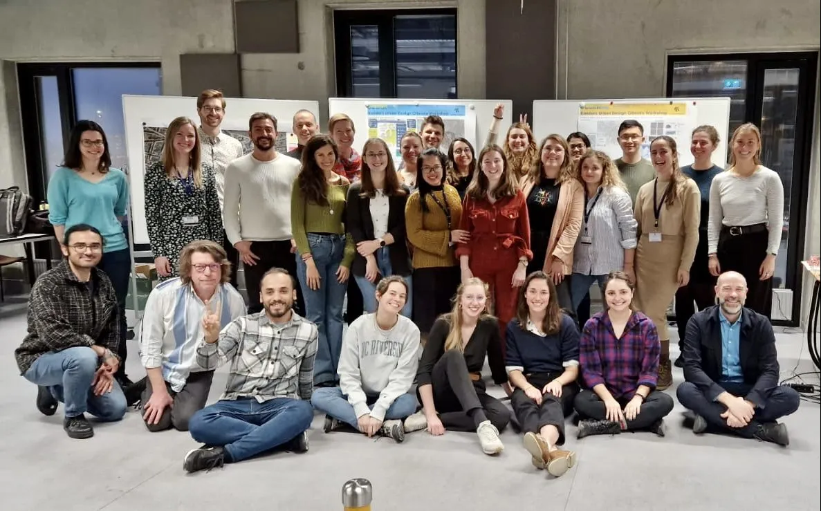 Photo of the group at the Urban Design Climate Workshop (UDCW) hosted by the Urban Climate Change Research Network (UCCRN)