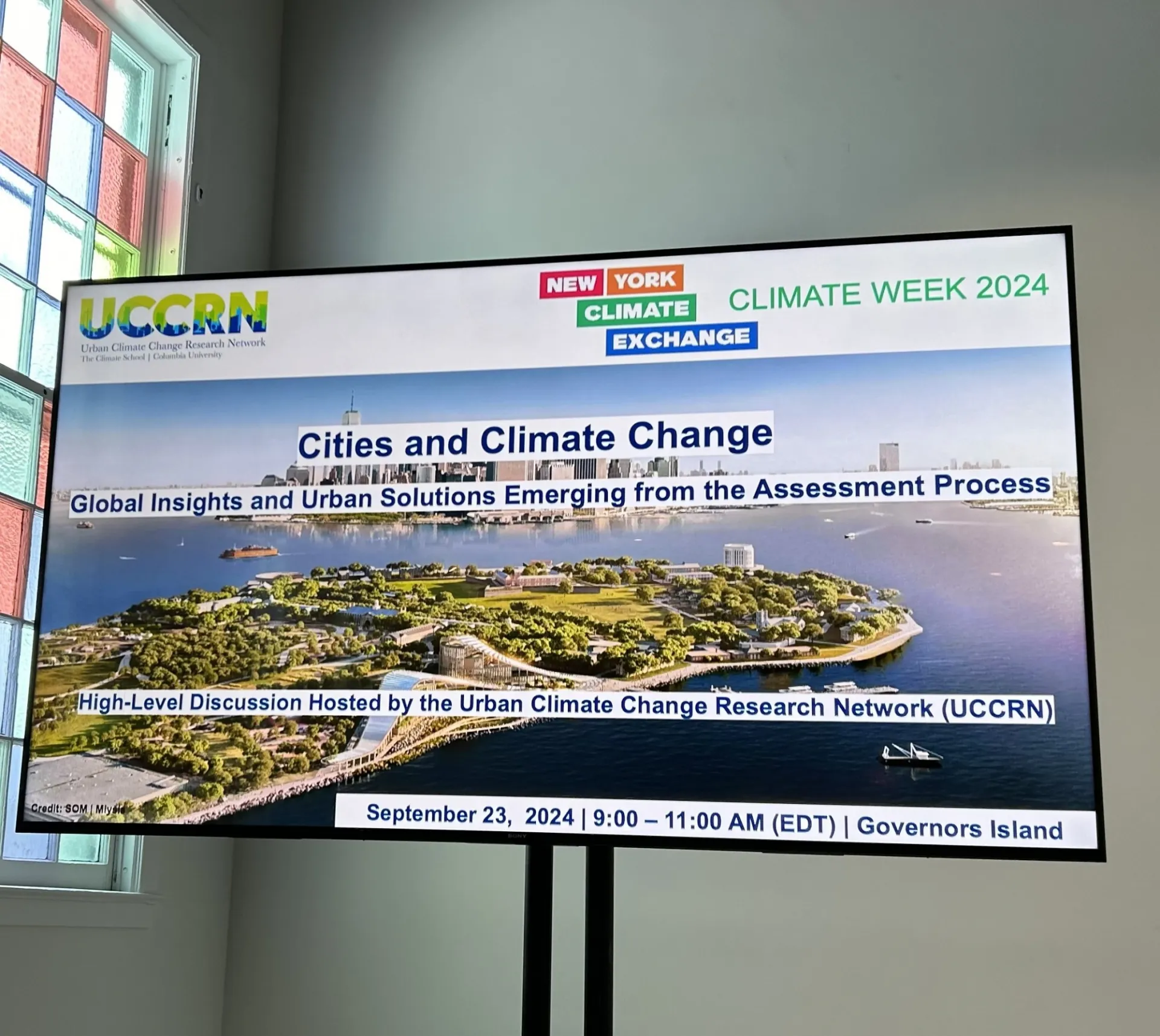 UCCRN at the New York Climate Exchange on Governors Island