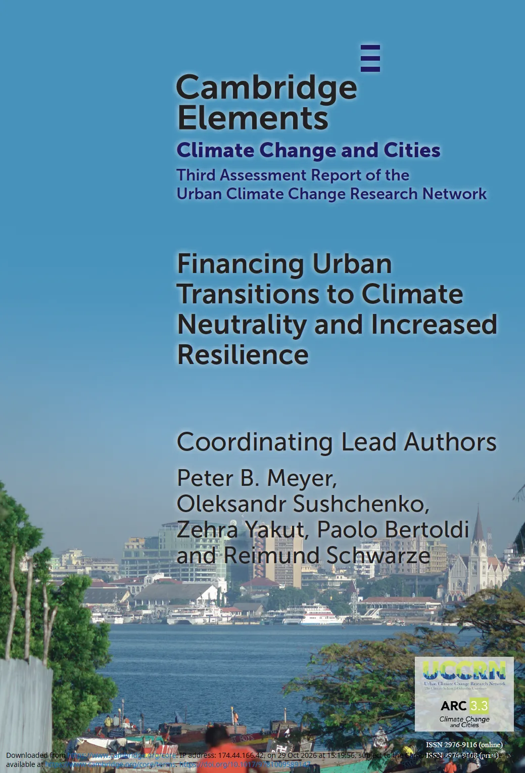 Financing Urban Transitions to Climate Neutrality and Increased Resilience in Cities